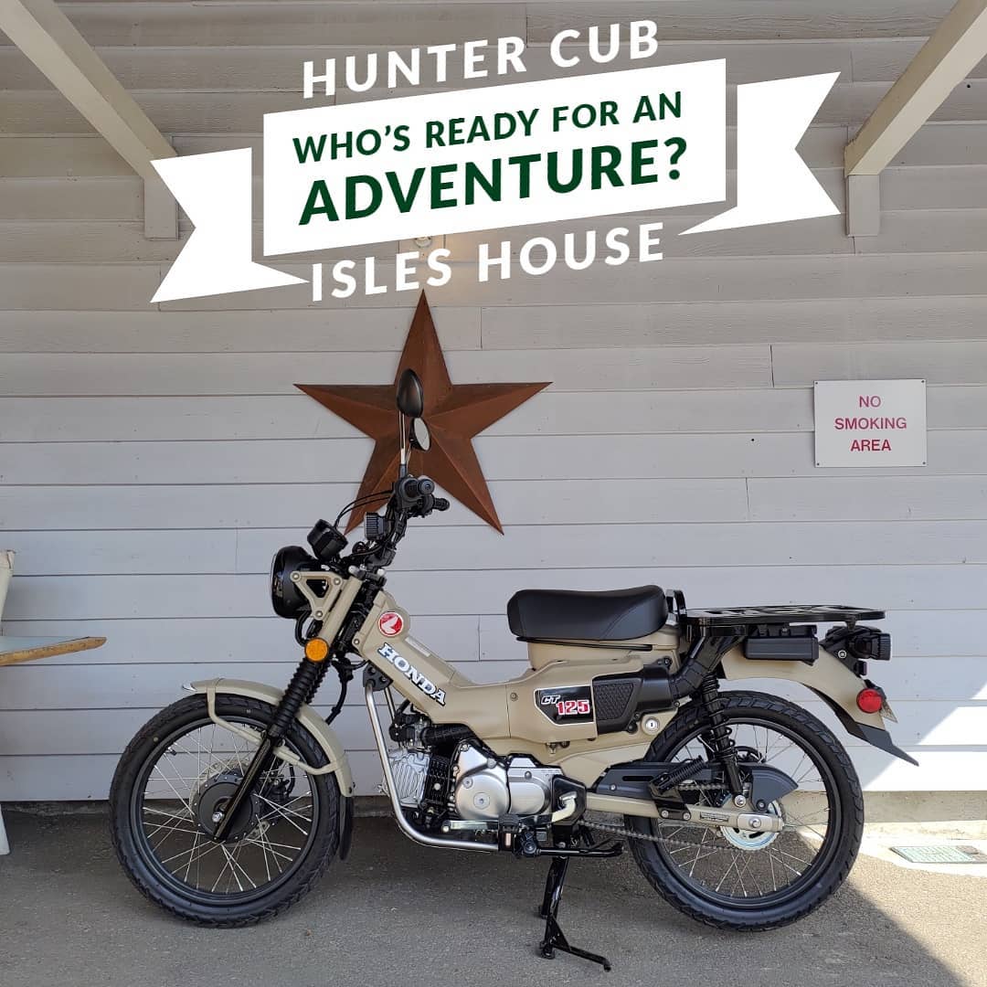 明日から3日間暖かい日が続きます。ツーリング日和ですね！#ハンターカブ
#ct125
#ct125ハンターカブ
#huntercub