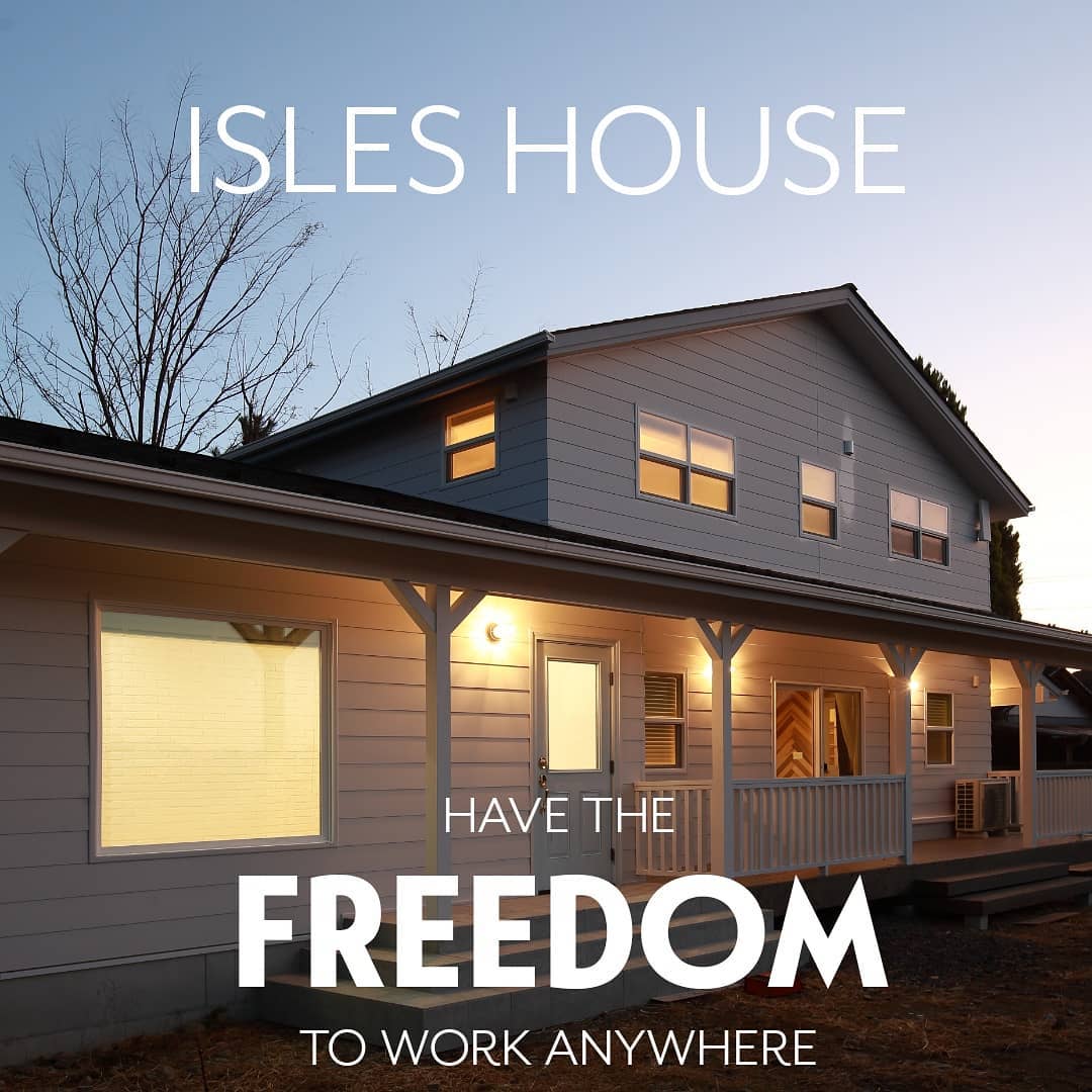 テレワークのために自宅にプライベート空間を作りませんか。少し余裕を持った間取りでプライベートオフィスを。
#アイルズハウス施工例