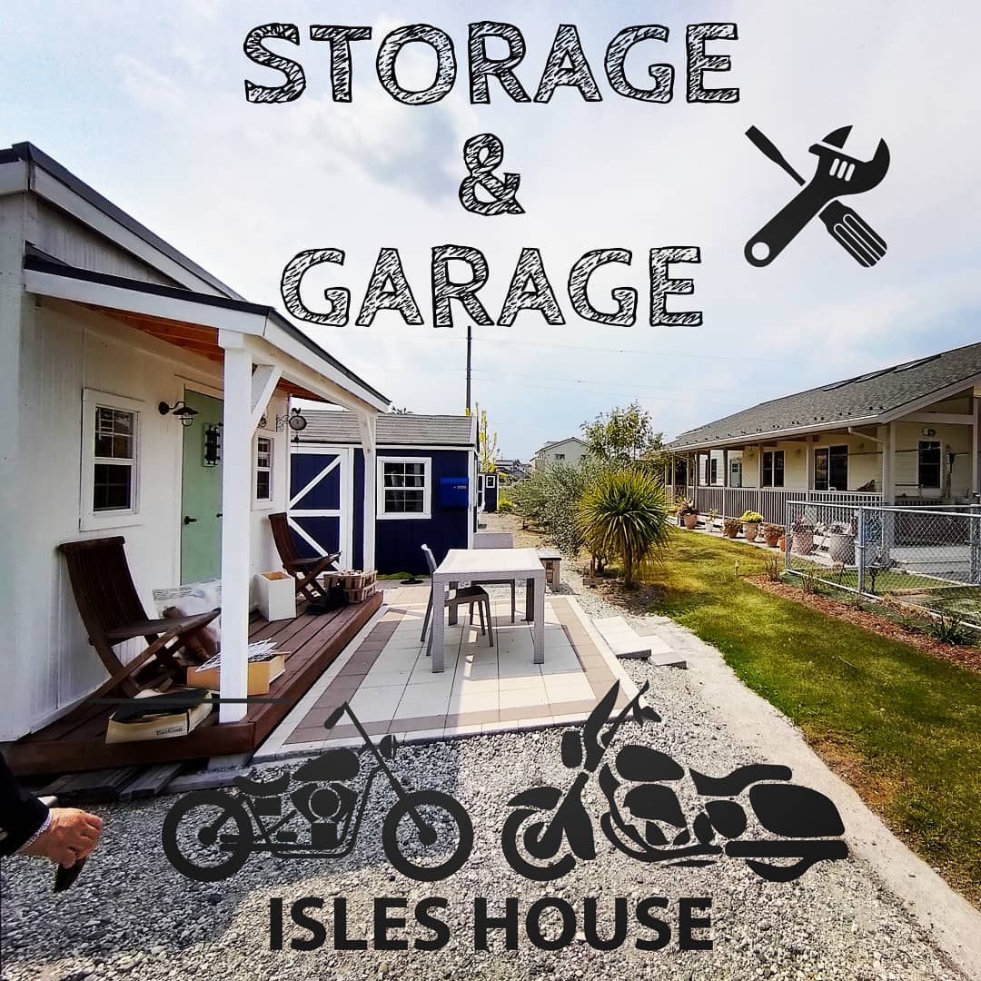 物置ではなくShedやStorageと呼んでほしい。アイルズハウスに似合ったものをお届けします。