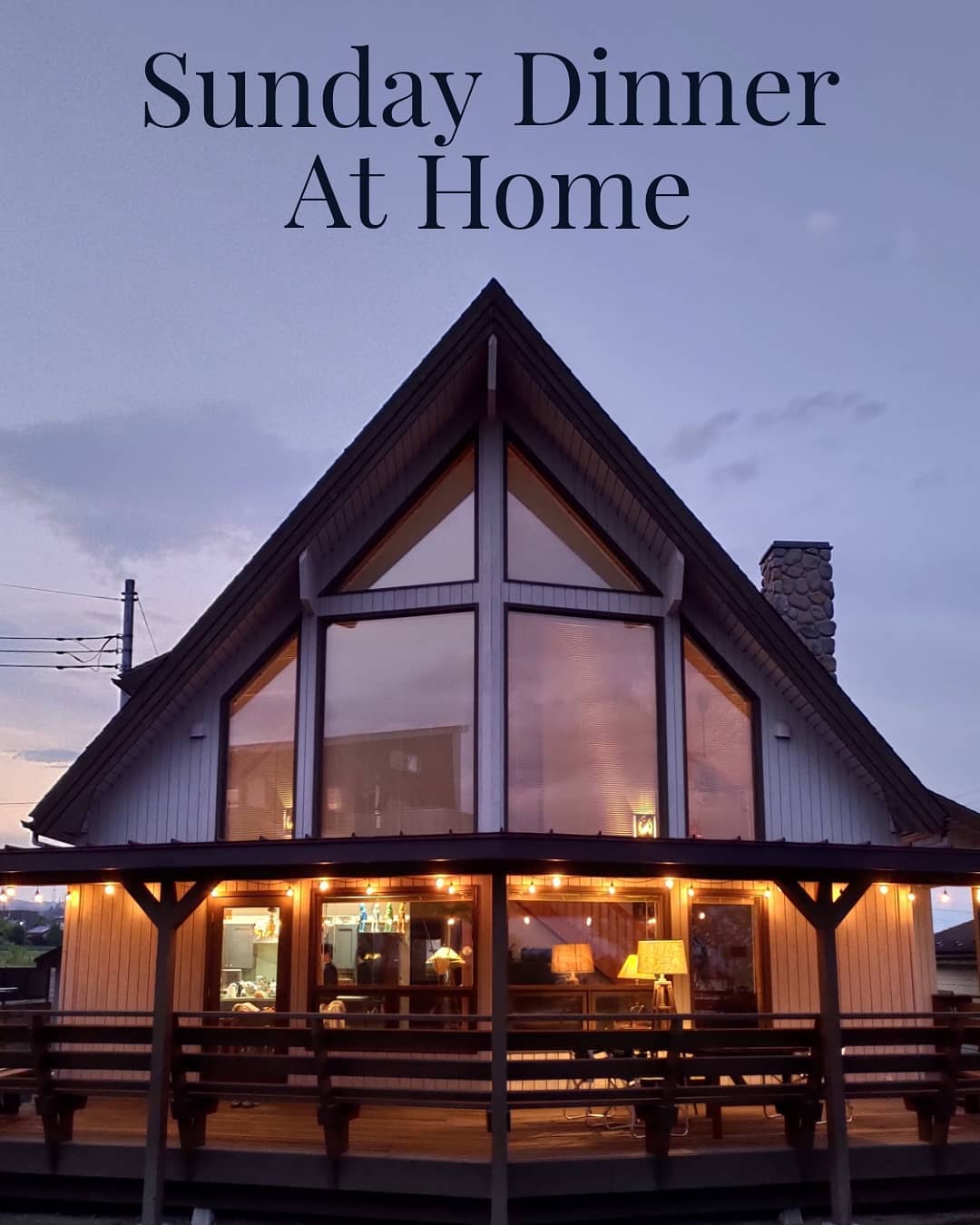 今夜の夕食もウッドデッキでいただきましょう。毎日がリゾートになってしまうアイルズハウスです。