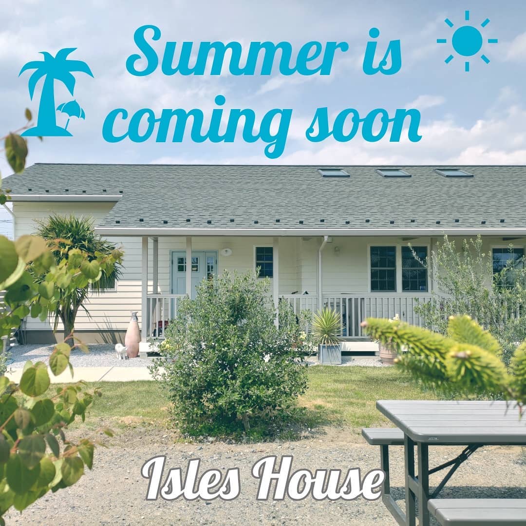 暑い一日でしたね。夏はもうすぐです！#アイルズハウス施工例