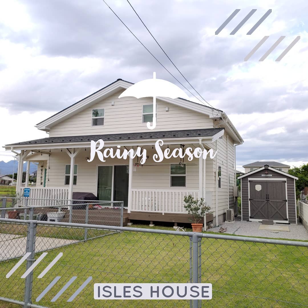 高崎のオーナー様宅も芝生の状態がGOOD！です。関東地方は今日から梅雨入りし芝生にとっても成長の時期ですね。因みに沖縄は今日梅雨明けです。#アイルズハウス施工例