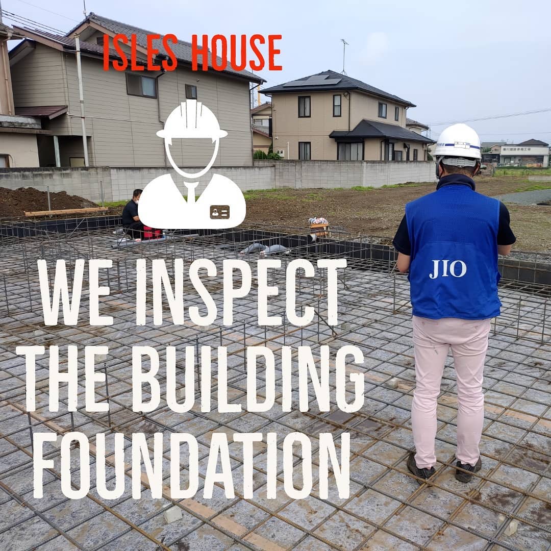 伊勢崎市にて日本住宅検査機構JIOによる基礎配筋検査でした。アイルズハウスではお客様に安心して住んでいただくために第三者機関による厳しい検査に合格した建物をお引渡ししています。