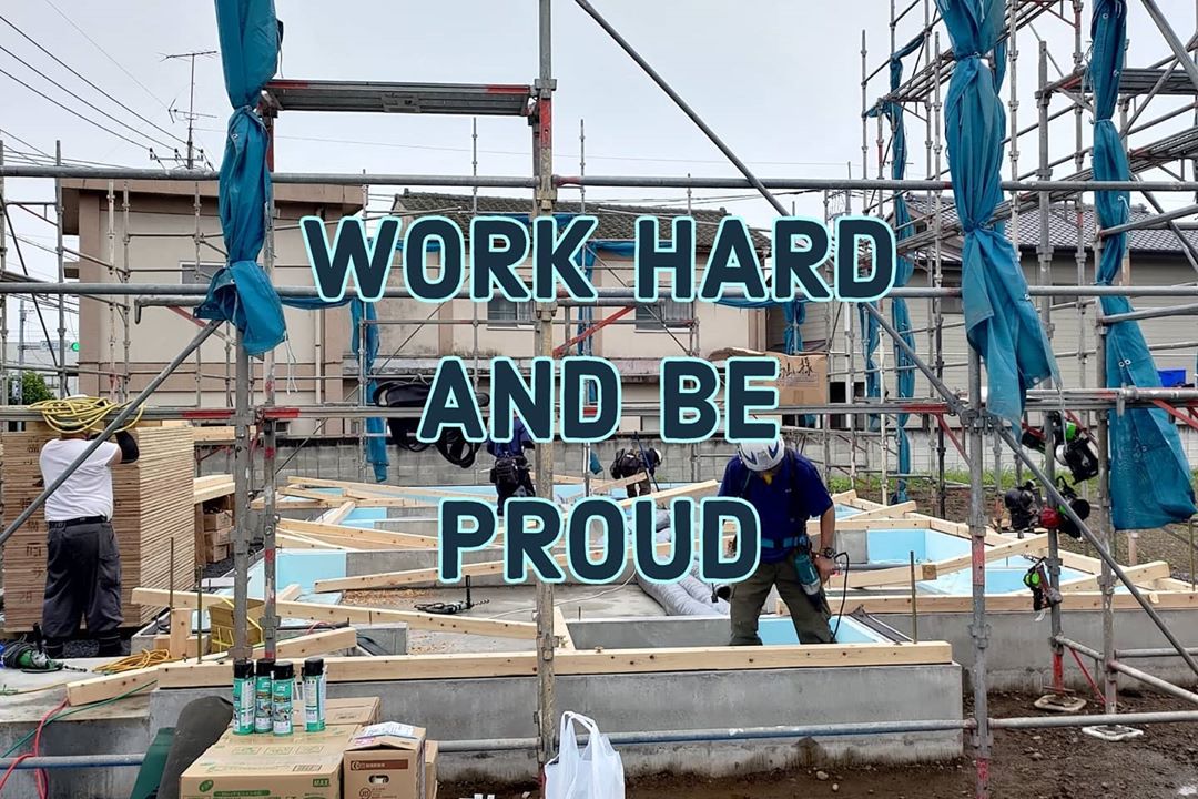 伊勢崎市にて躯体工事始まりました。明日は上棟です。
#アイルズハウス施工中