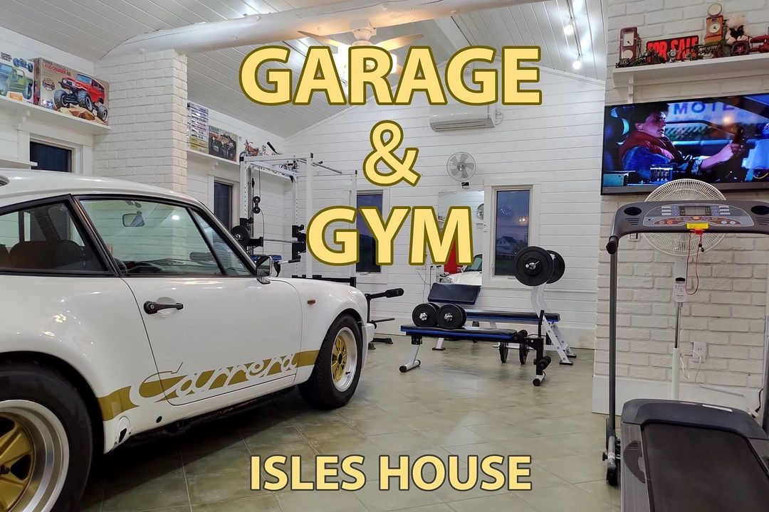自分専用の自宅ジムならマスクは要りません。ガレージ＆ジムならすべてを手に入れることが出来ます。アイルズハウスにご相談ください。オンラインでも受付中です。
#garage
#gym
#workout