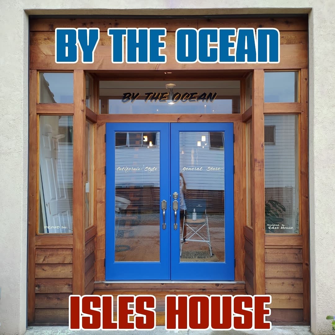 アイルズハウスのショールーム BY THE OCEAN のリペイントが終わりました。経年変化を楽しみ再塗装で生まれ変わるのも天然素材の良さですね！
本日もご来場ありがとうございました。
#アイルズハウスショールーム