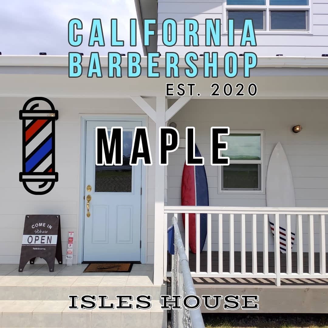 住宅だけでなくカリフォルニアスタイルの店舗も手掛けているアイルズハウスです！
#カリフォルニアスタイル
#barber
#バーバー
#美容室