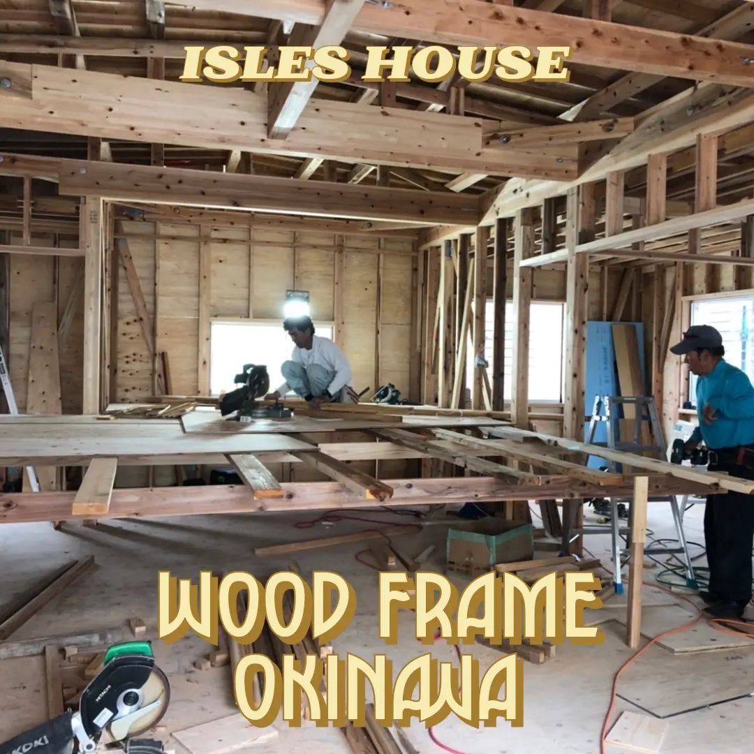 宜野湾の平屋住宅は順調に工事が進んでいます。