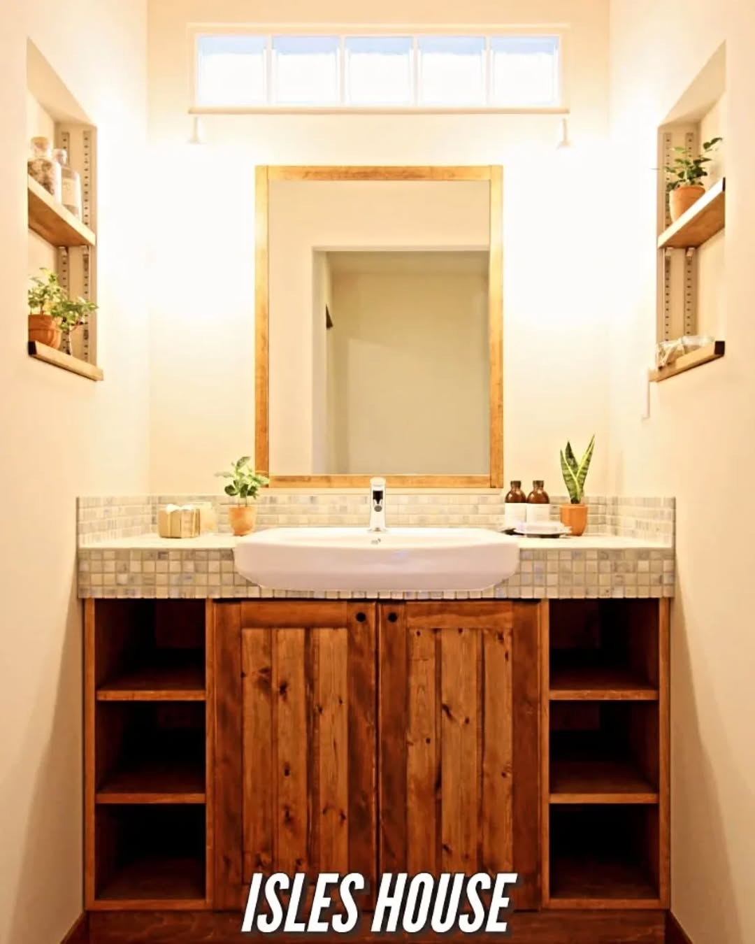 アイルズハウスの造作洗面台☆